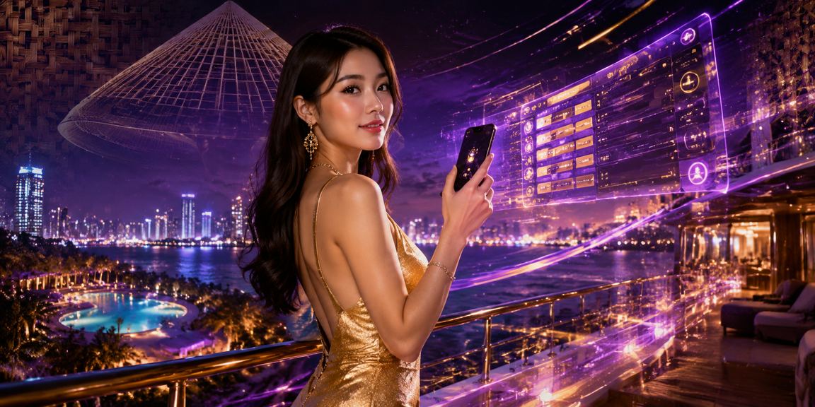Khung cảnh bãi biển Mũi Né bình yên về đêm